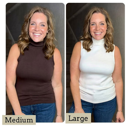 LuLaRoe Ramona tank additional side-by-side model size comparison