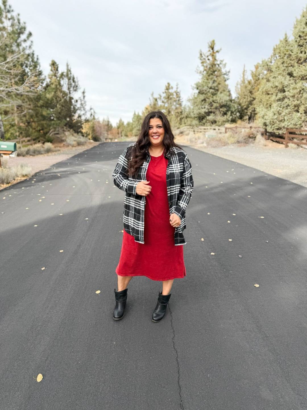 LuLaRoe Leticia Solid Mineral Washed Deep Crimson Red mineral washed cotton midi dress - additional view 9