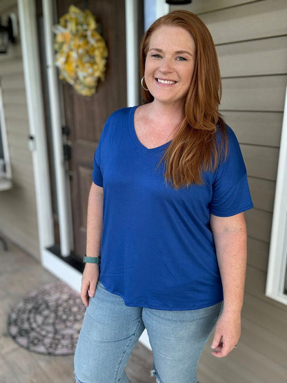 LuLaRoe Lisa - Solid Royal Blue 