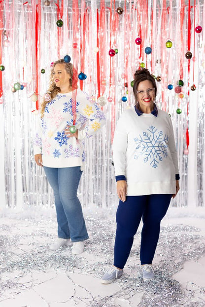 LuLaRoe Holiday Hannah - Frosted Flurry