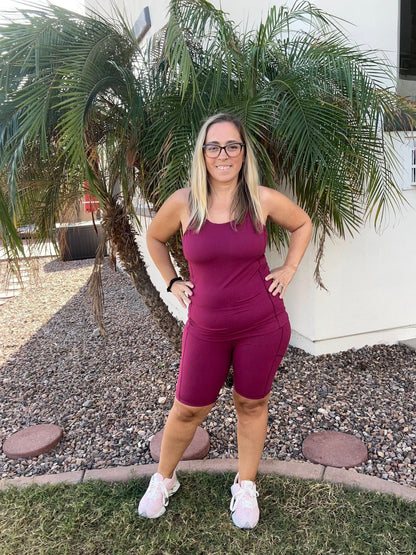 LuLaRoe Rise Driven Shorts - Solid Mulberry Wine