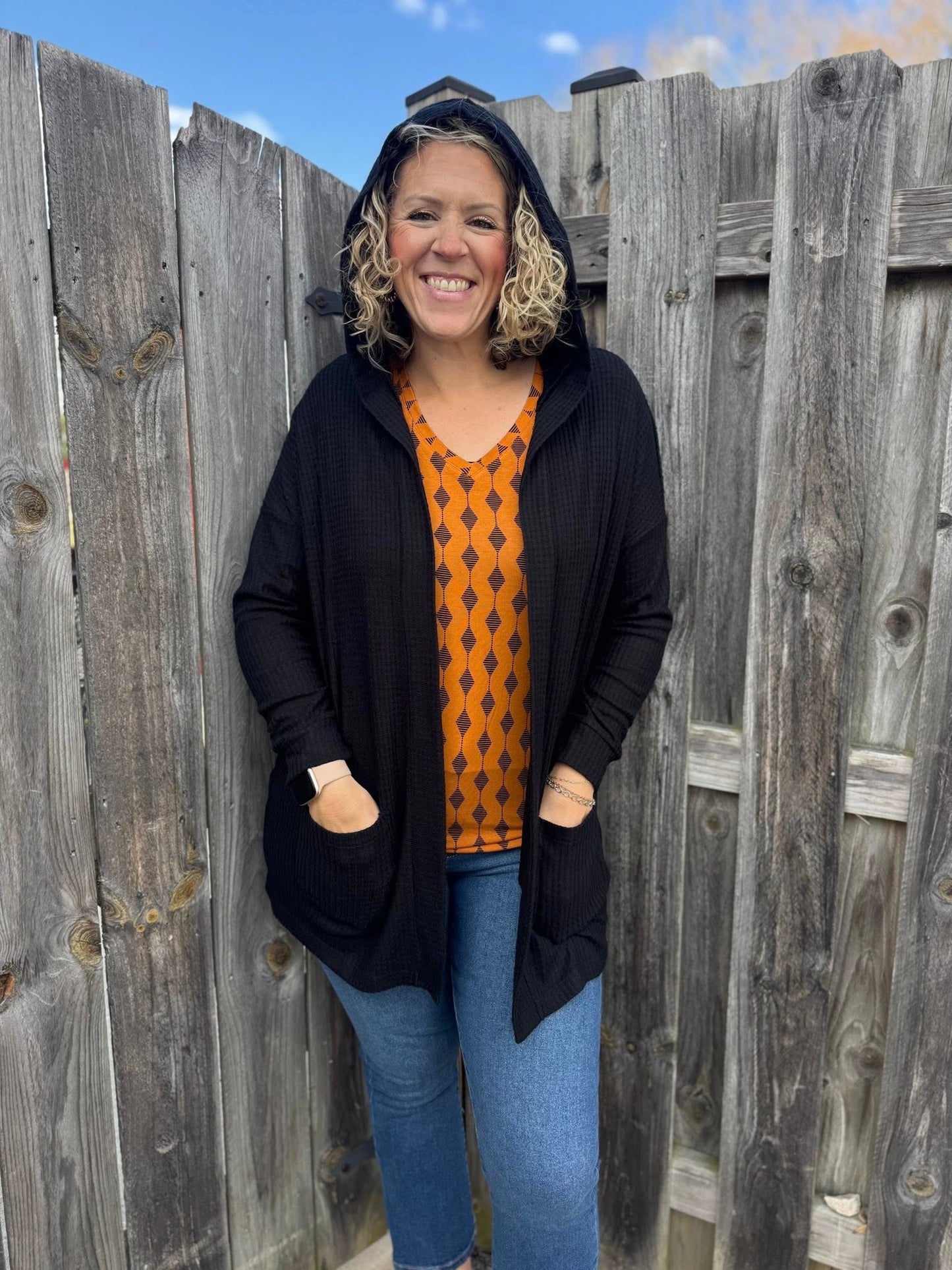 LuLaRoe Cozy Mackenzie Cardigan - Solid Black