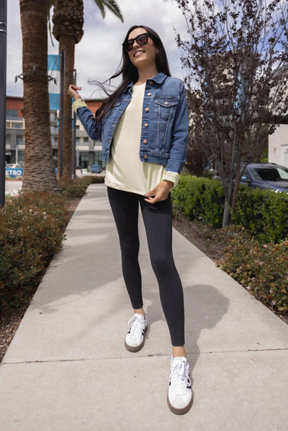 LuLaRoe LuLaRoe Rise Brave Leggings - Solid Black 