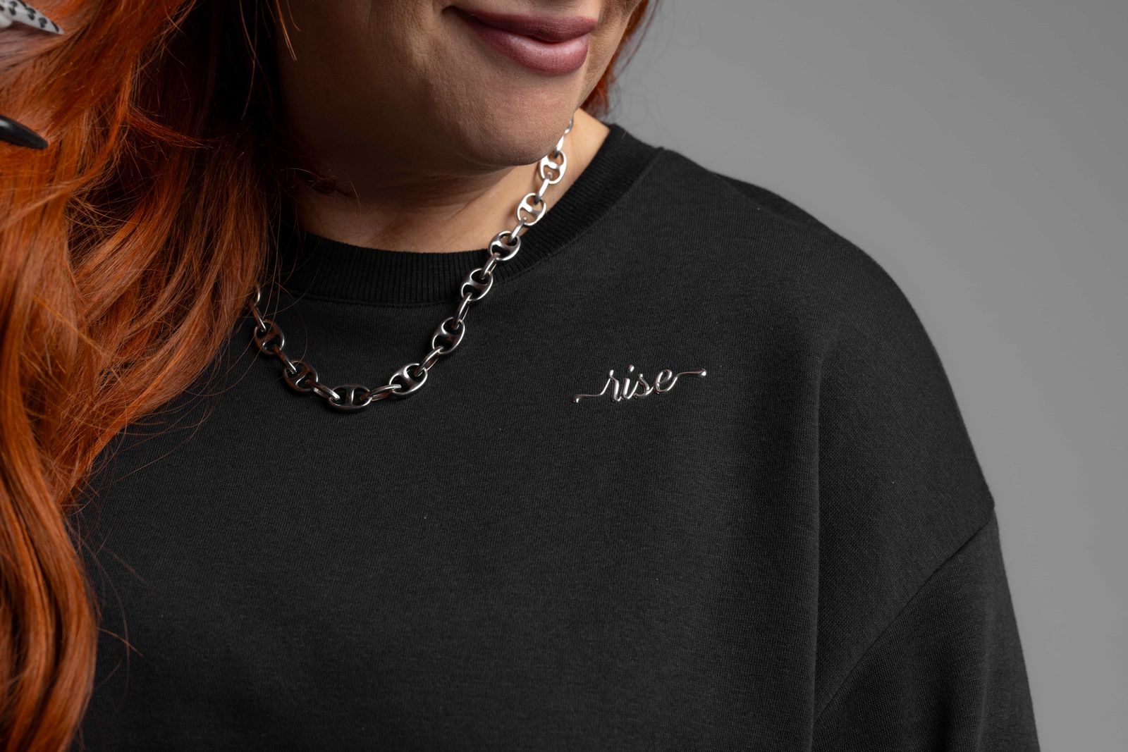 LuLaRoe LuLaRoe RISE Reset Pullover – Solid Black Fleece 