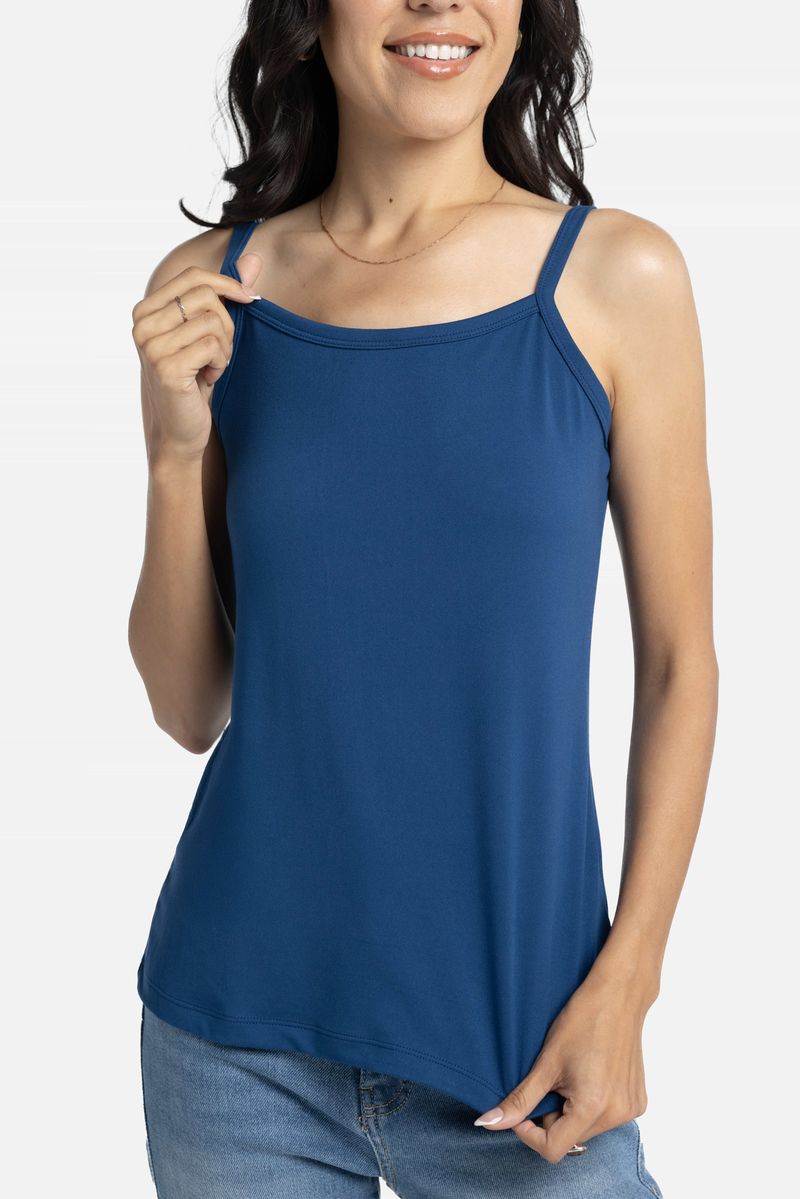 LuLaRoe LuLaRoe Essential Cami Set – Solid Navy Blue & Boardwalk Stripe 