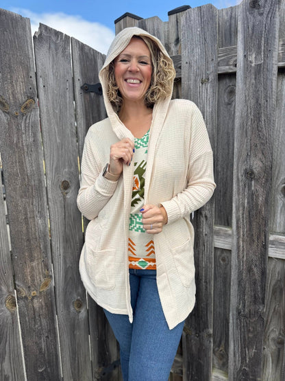 LuLaRoe Cozy Mackenzie Cardigan - Solid Soft Cream