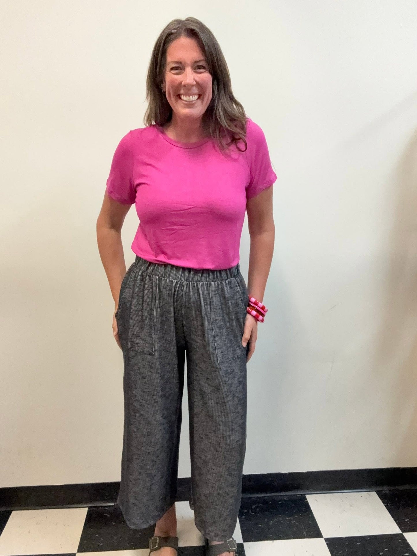 LuLaRoe Justine Pant - Solid Deep Charcoal