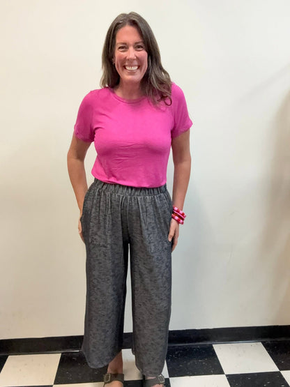 LuLaRoe Justine Pant - Solid Deep Charcoal