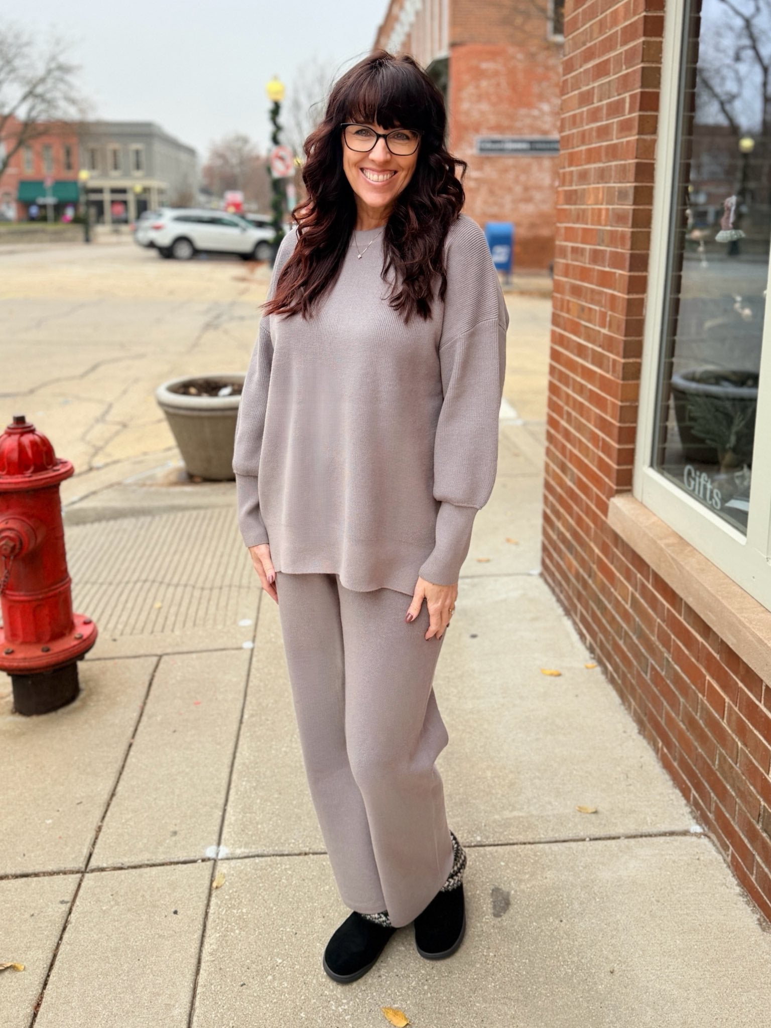 LuLaRoe LuLaRoe Cozy Carma Bottom - Solid Soft Pebble Gray 