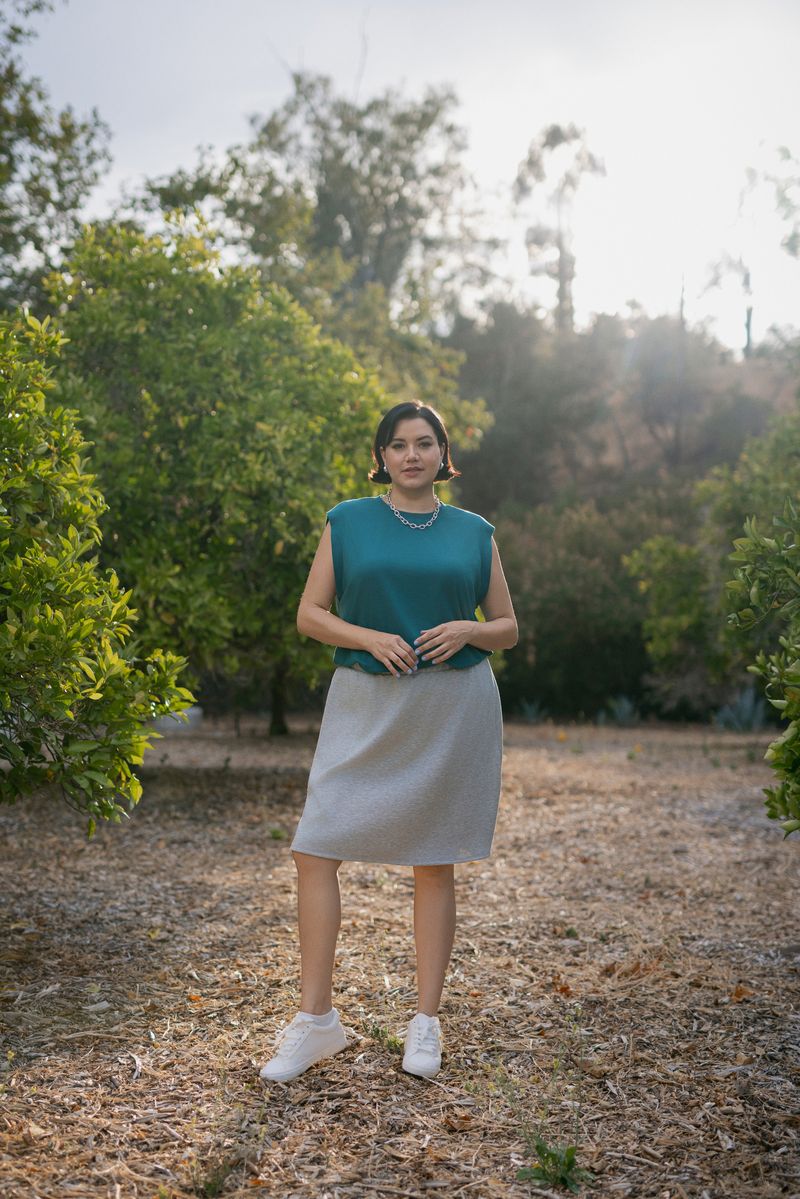 LuLaRoe Suzanne Cap Sleeve Top - Solid Teal