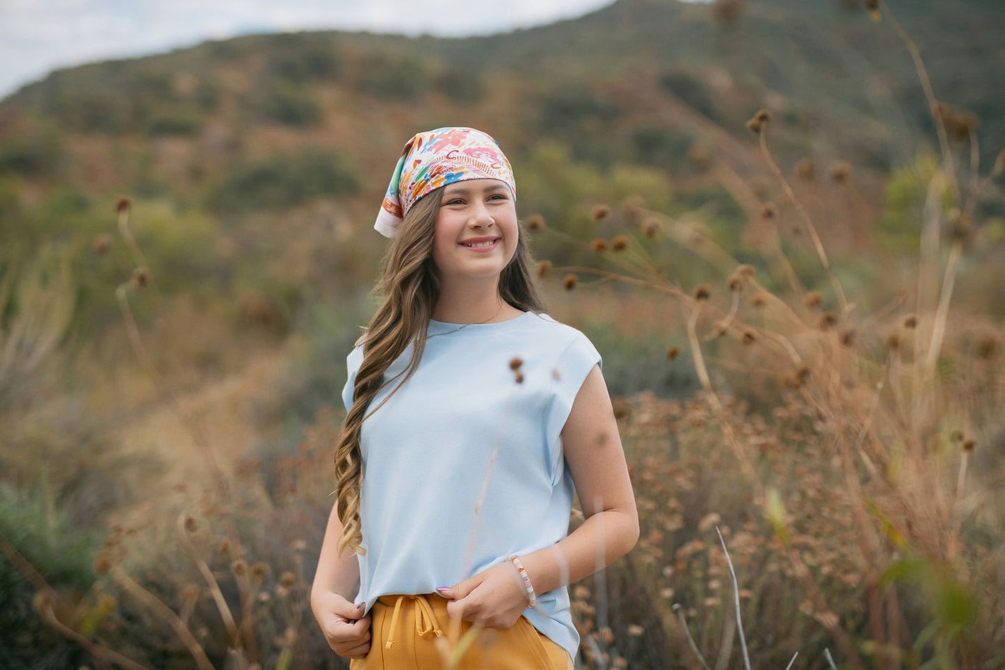 LuLaRoe Suzanne Cap Sleeve Top - Solid Powder Blue