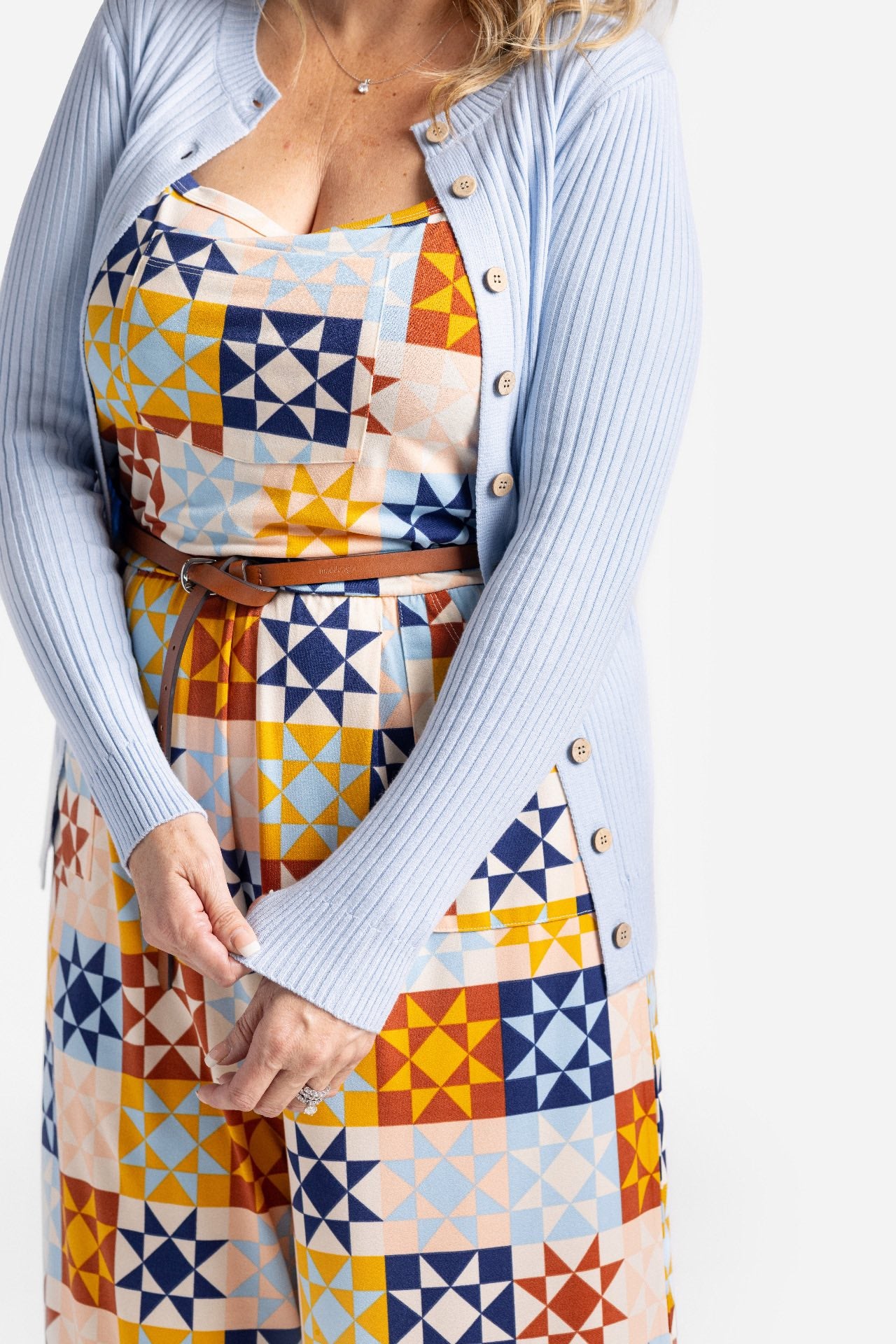 LuLaRoe LuLaRoe Becky Cardigan - Solid Soft Sky Blue 