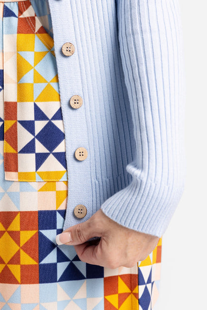 LuLaRoe LuLaRoe Becky Cardigan - Solid Soft Sky Blue 