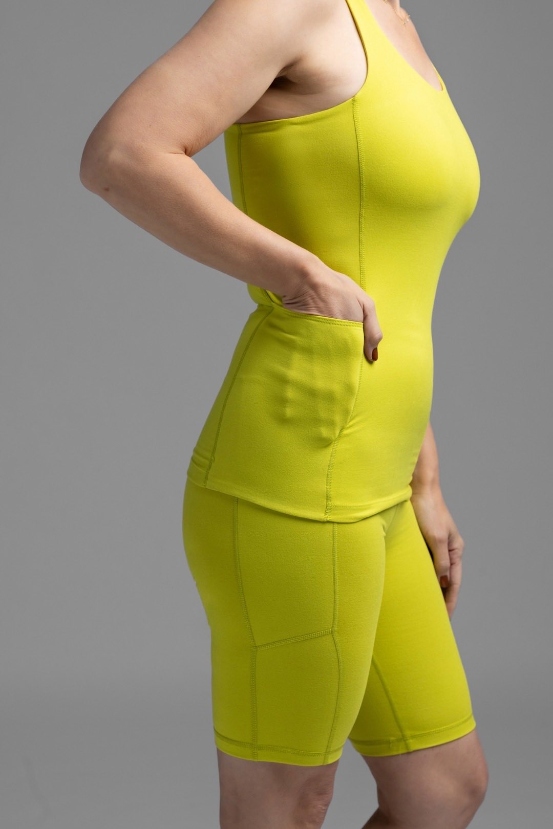 LuLaRoe LuLaRoe Rise Dynamic Tank - Solid Lime Burst 