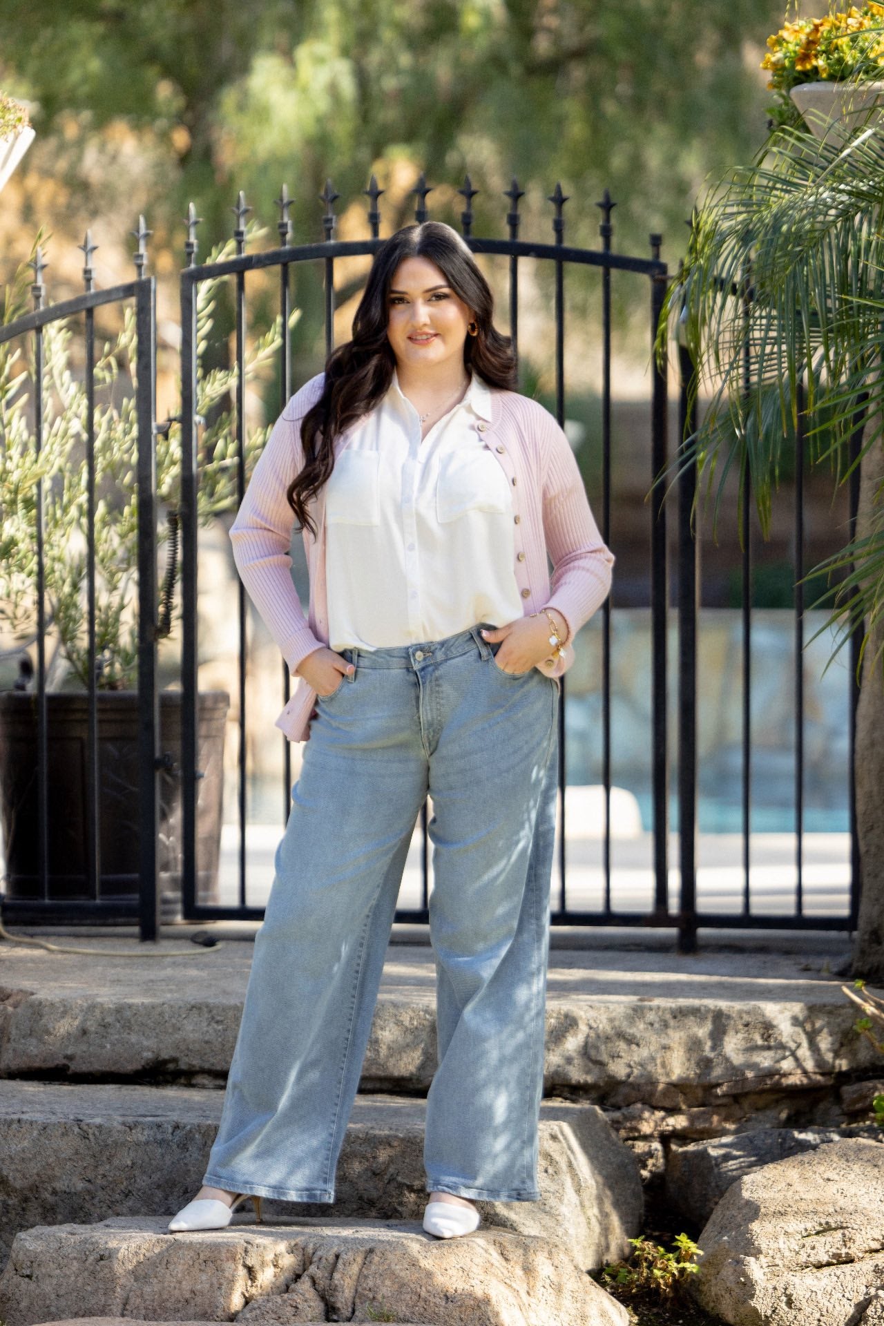 LuLaRoe LuLaRoe Becky Cardigan - Solid Soft Ballet Pink 