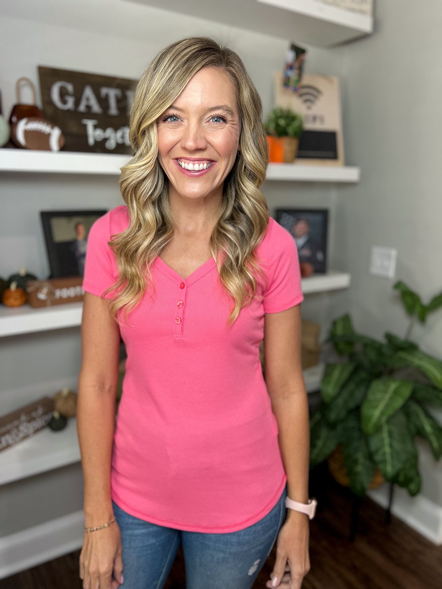 LuLaRoe Bailey - Solid Pink 