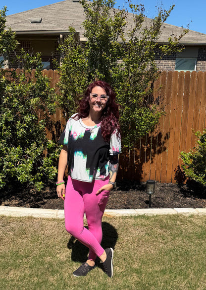 LuLaRoe LuLaRoe Rise Brave Leggings - Solid Bubblegum Pink 
