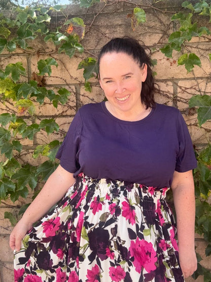 LuLaRoe Essential Tee - Solid Royal Iris
