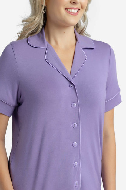 LuLaRoe Candy PJ Set - Solid Lavender Mist