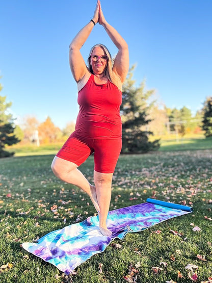 LuLaRoe Rise Driven Shorts - Solid Burnished Clay