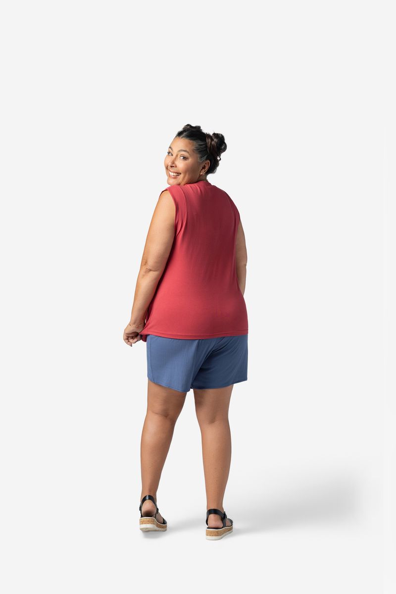 LuLaRoe Suzanne Cap Sleeve Top - Solid Garnet Red