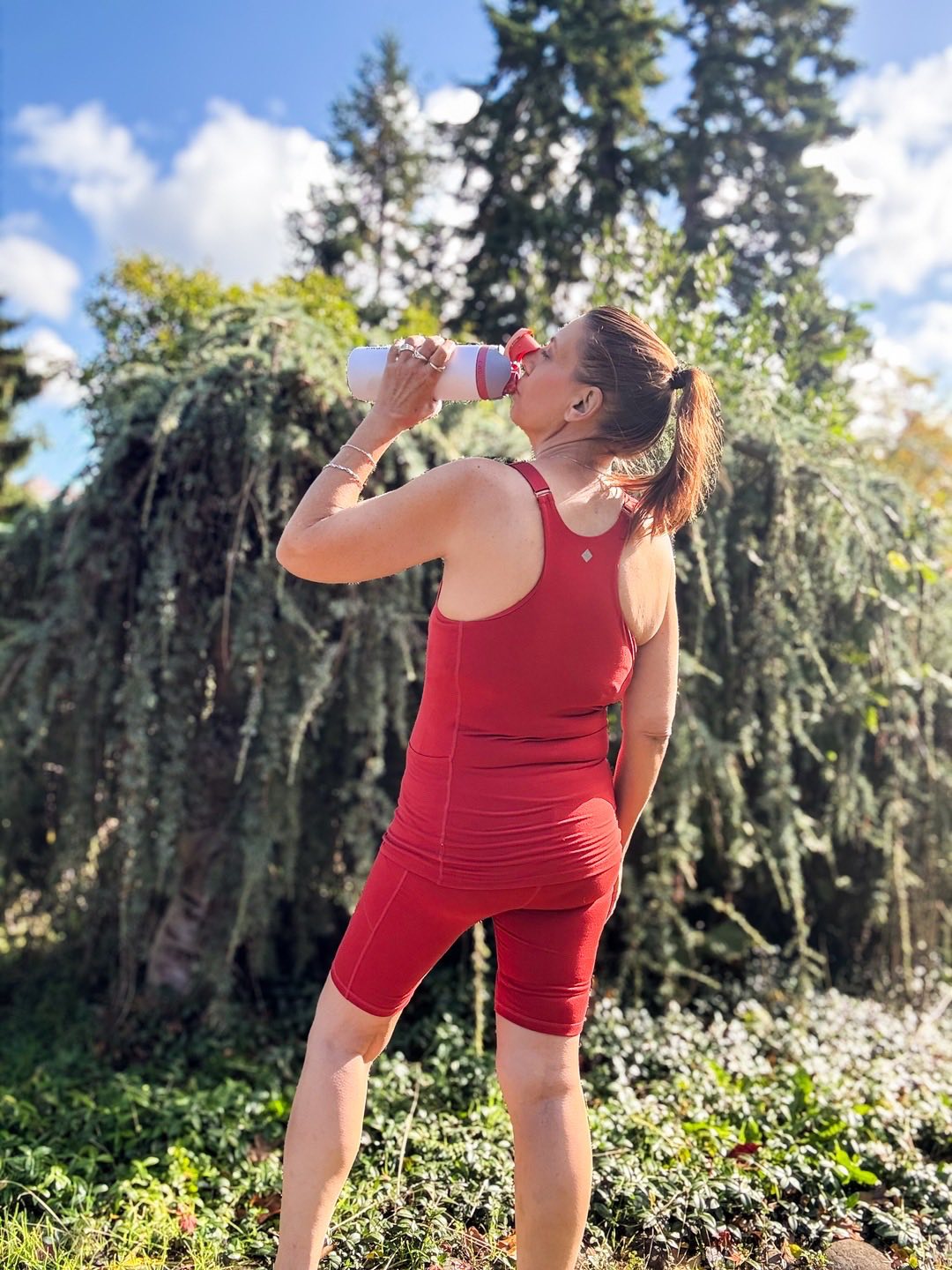 LuLaRoe Rise Driven Shorts - Solid Burnished Clay