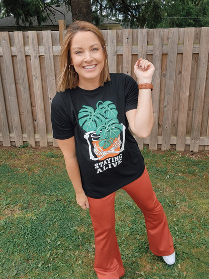 LuLaRoe Halloween 2025 - Rivkah Top - Staying Alive Monstera