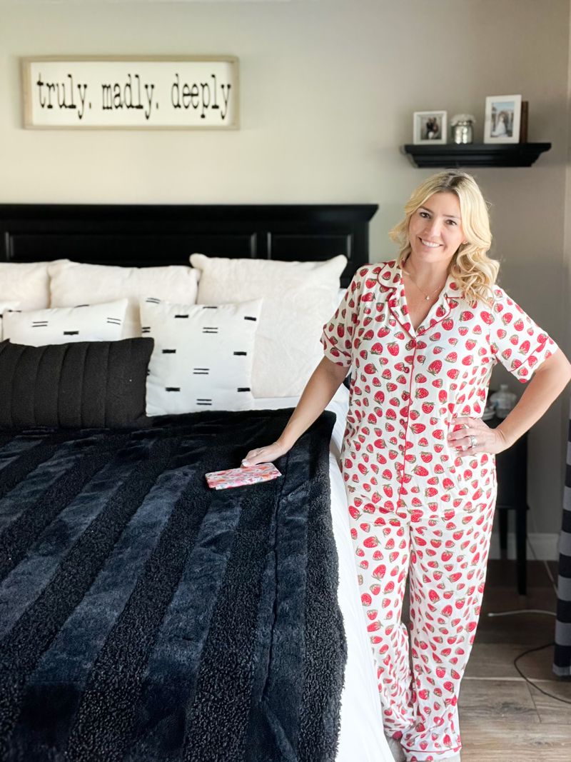 LuLaRoe LuLaRoe Valentine Serene Set - Strawberry Daydream 