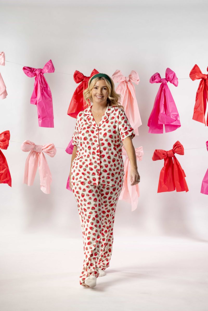 LuLaRoe LuLaRoe Valentine Serene Set - Strawberry Daydream 