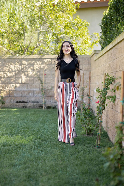 LuLaRoe LuLaRoe Pamela Trouser - Midnight Windowpane Plaid 