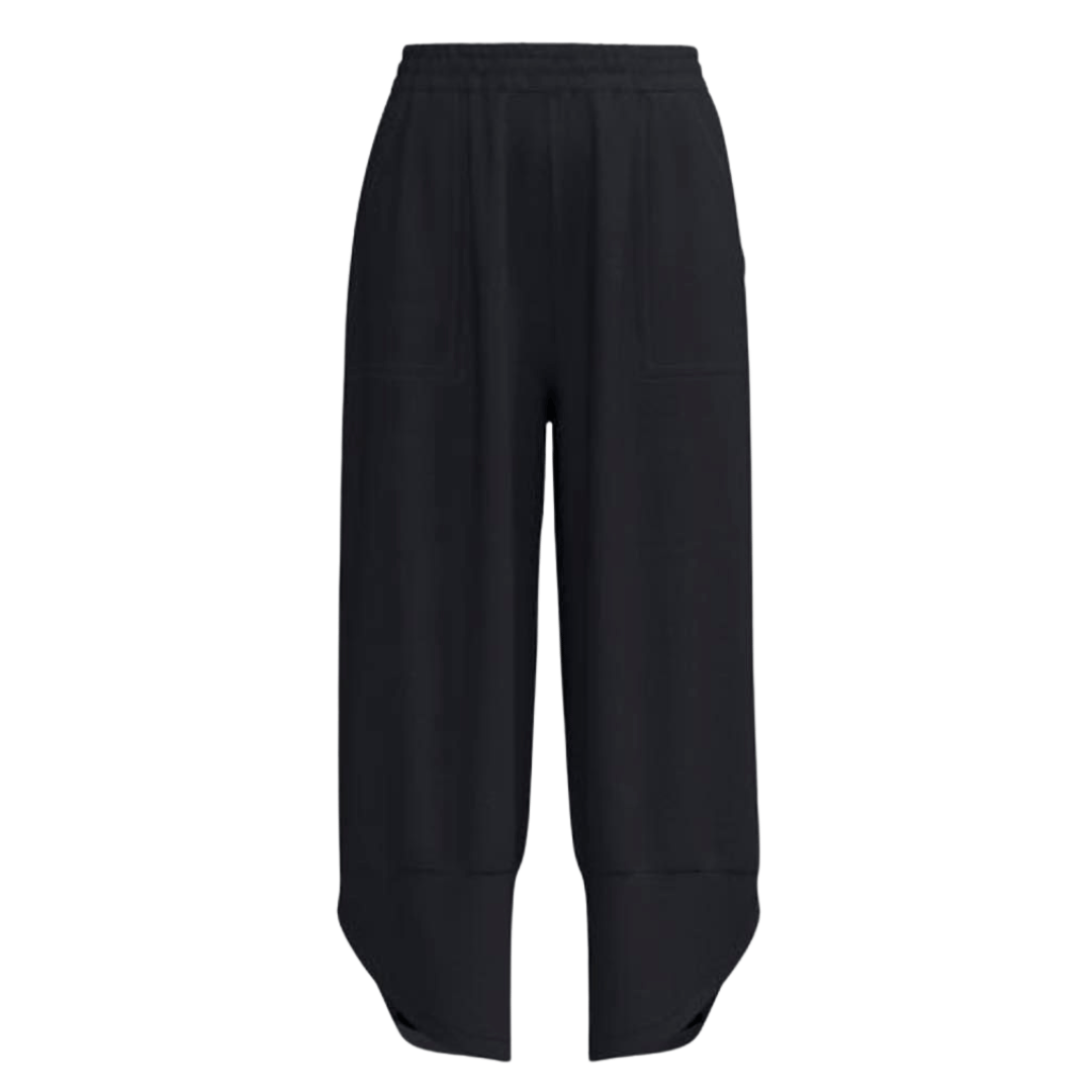 LuLaRoe Wendy Easy Barrel Pull-On Pant in Solid Black, alternate product view