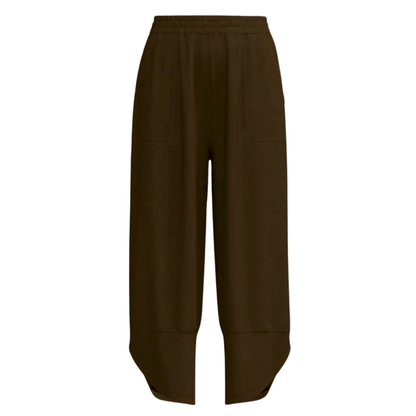 LuLaRoe Wendy Easy Barrel Pull-On Pant in Solid Caramel Brown, alternate product view