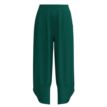 LuLaRoe Wendy Easy Barrel Pull-On Pant in Solid Emerald Green, alternate product view