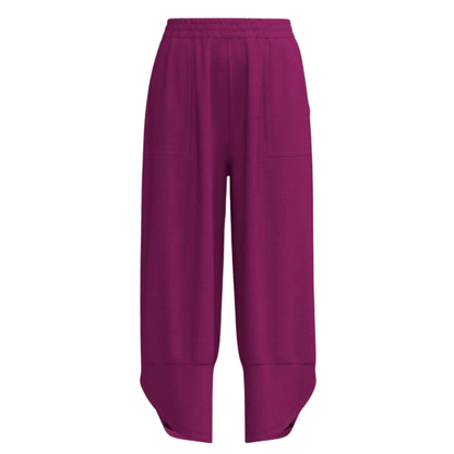 LuLaRoe Wendy Easy Barrel Pull-On Pant in Solid Fuchsia Pink, alternate product view