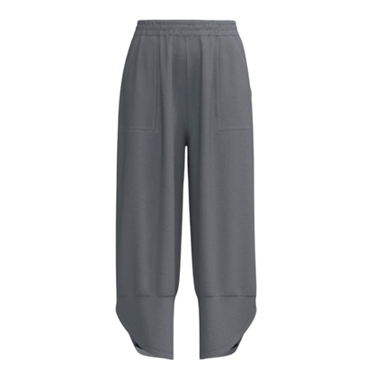 LuLaRoe Wendy Easy Barrel Pull-On Pant in Solid Light Heather Gray, alternate product view