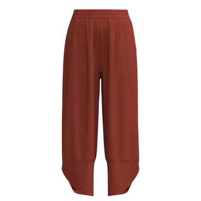 LuLaRoe Wendy Easy Barrel Pull-On Pant in Solid Rust Orange, alternate product view