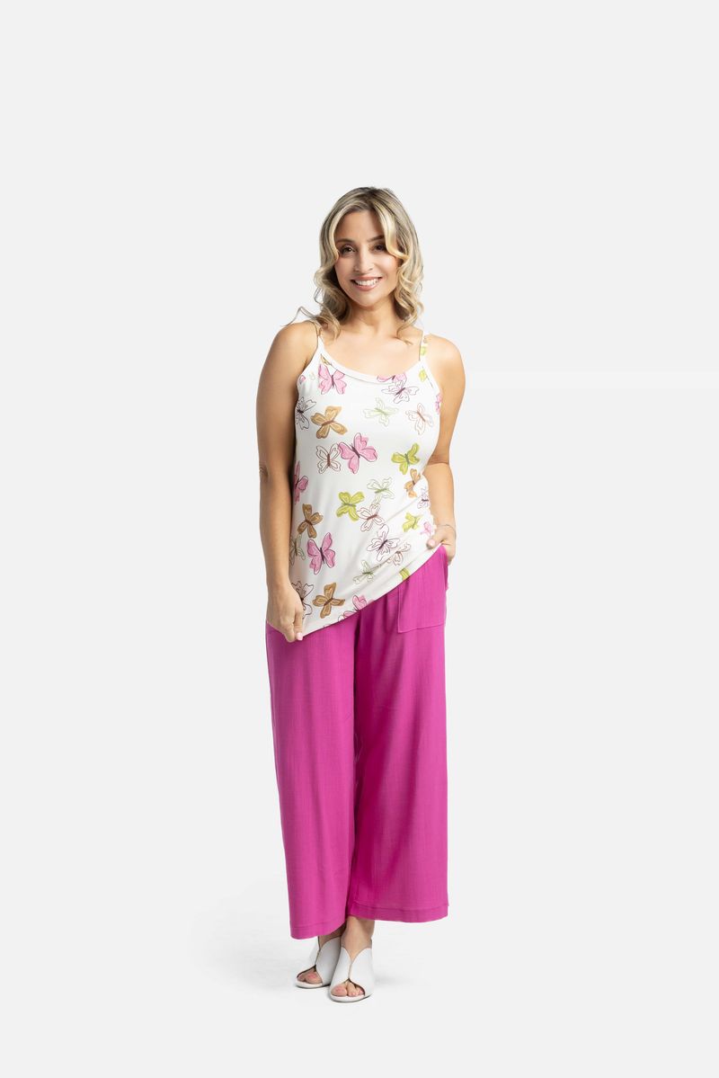 LuLaRoe LuLaRoe Essential Cami Set – Solid Olive Moss & Vintage Wildflower Sketch 