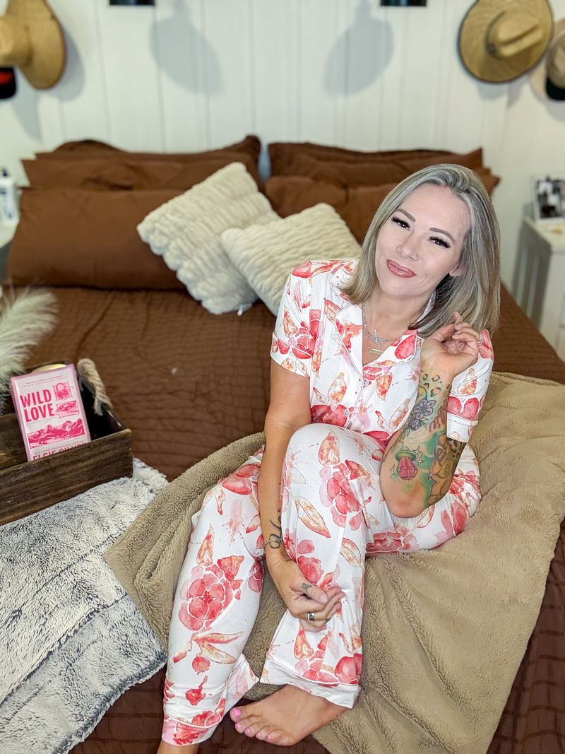 LuLaRoe LuLaRoe Valentine Serene Set - Peach Blossom Whisper 