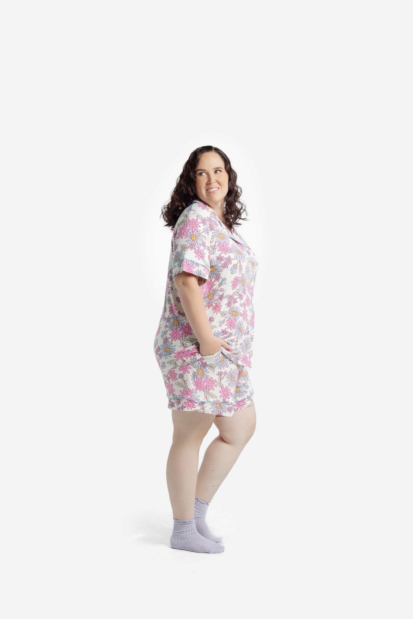 LuLaRoe Candy PJ Set - Cottage Daisy Bouquet