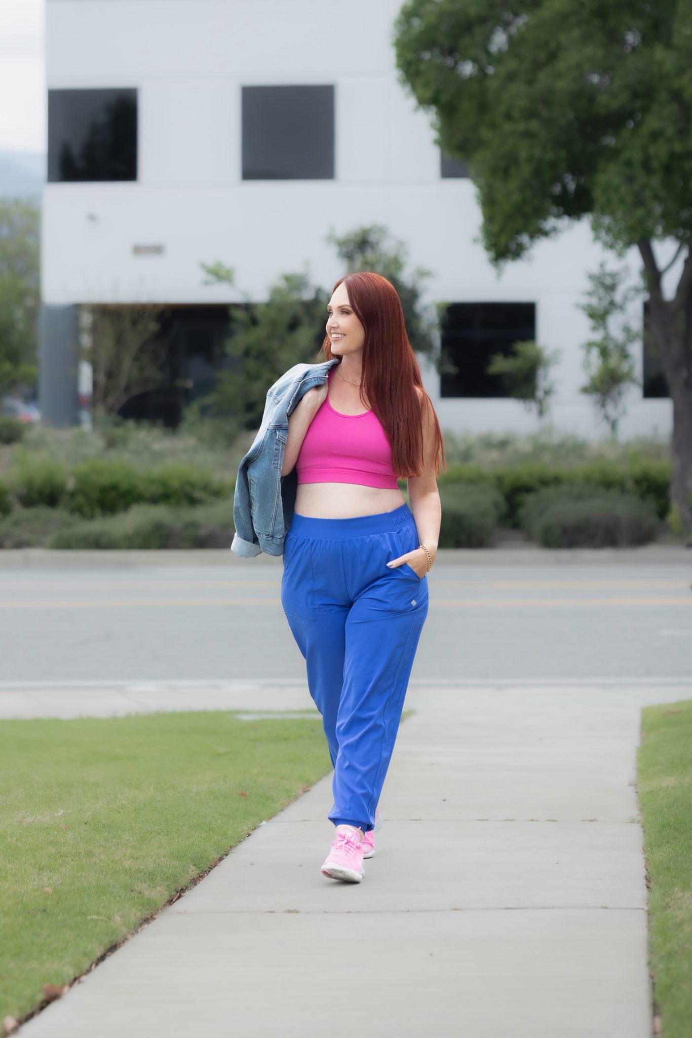 LuLaRoe LuLaRoe RISE Invincible Sports Bra - Solid Wild Orchid 